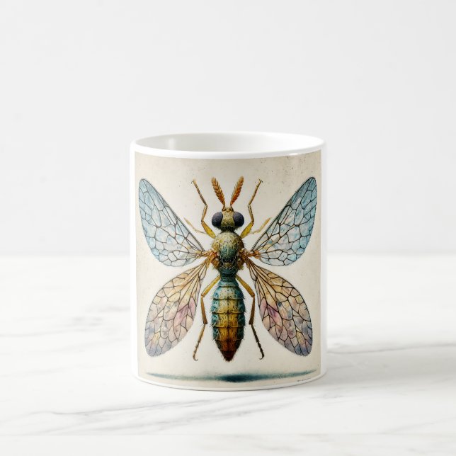 Taza De Café Gall Midge Insect 020924IREF216 - Watercolor (Centro)