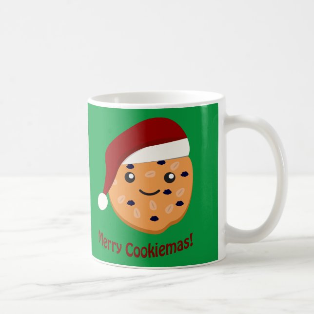 Taza De Café Galleta de los Navidades de Merry Cookiemas (Derecha)