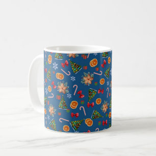 Taza De Café Galleta De Navidad Elegante Dulce Lindo Caña De Ca