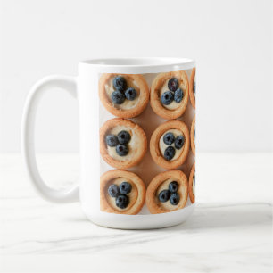 Taza De Café Galletas de limón de arándano azul Receta Mug