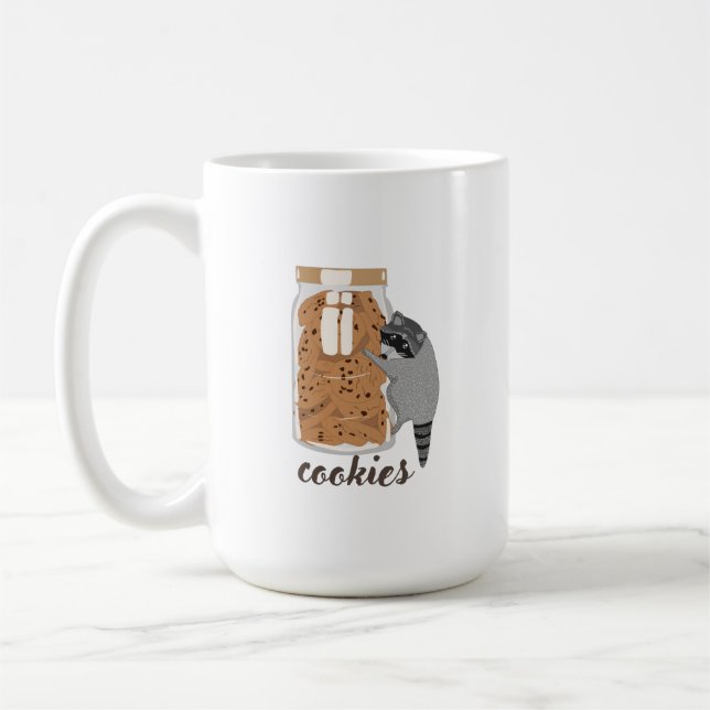 Taza De Café Galletas-de-mapache (Izquierda)