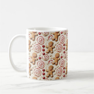 Taza De Café Galletas de pimienta de hombre de pan de jengibre