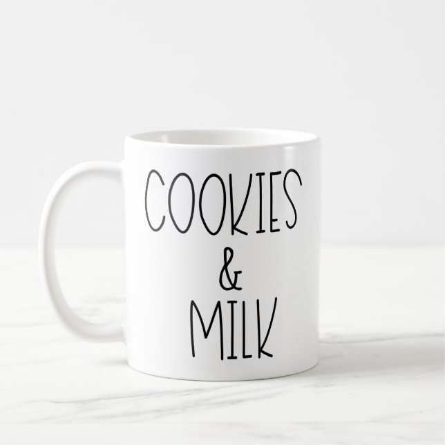 Taza De Café Galletas y leche (Izquierda)