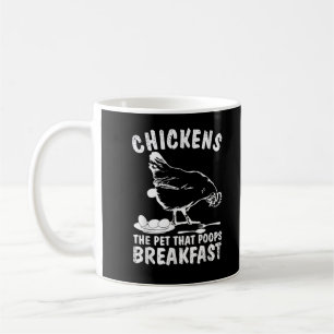 Taza De Café Gallinas Divertidas Mascota Caca Desayuno Granjero