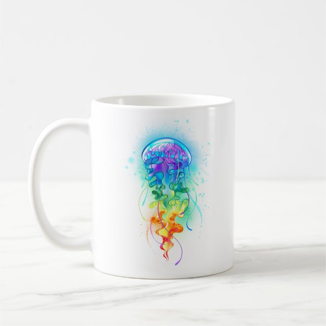 Taza De Café Gallito arcoiris (Izquierda)