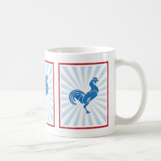 Taza De Café Gallo azul