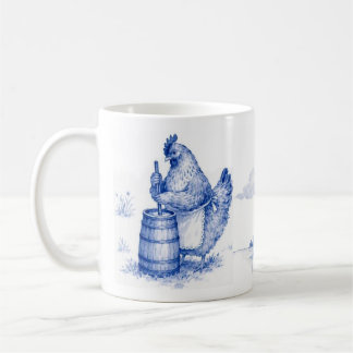 Taza De Café Gallo Batiendo Mantequilla - Fiesta de Gallo