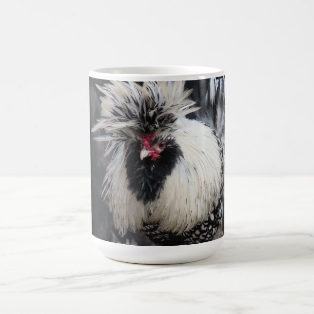 Taza De Café Gallo con cresta polaco (Centro)