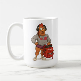 Taza De Café Gallo de Gimnasio Unido – Diseño Divertido de Entr