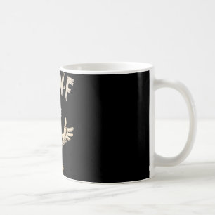 Taza De Café Gallo de ojos abiertos de granja divertida humor d