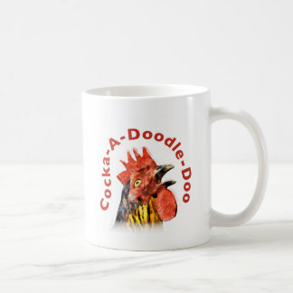 Taza De Café Gallo del Gallo-UNO-Doodle-Doo