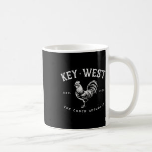Taza De Café Gallo divertido de Key West, gallina, amanecer, pe