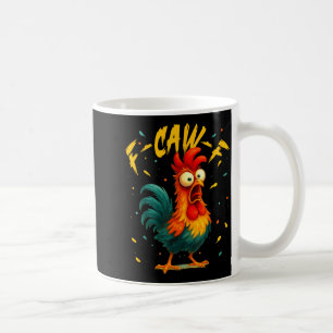 Taza De Café Gallo divertido gallo F Caw F susurrador de pollos
