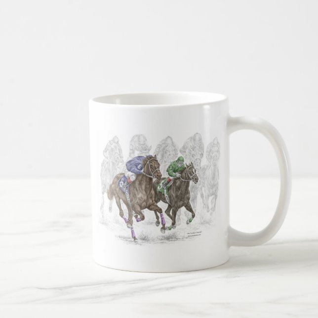 Taza De Café Galloping Race Horses (Derecha)