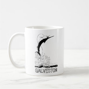 Taza De Café Galveston, pesca deportiva TX