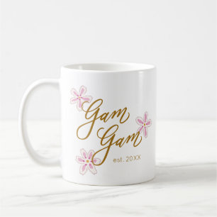 Taza De Café Gam Gam Grandma Flower Mug