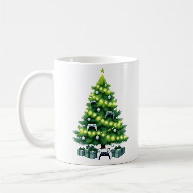 Taza De Café Gamer Christmas Mug (Izquierda)