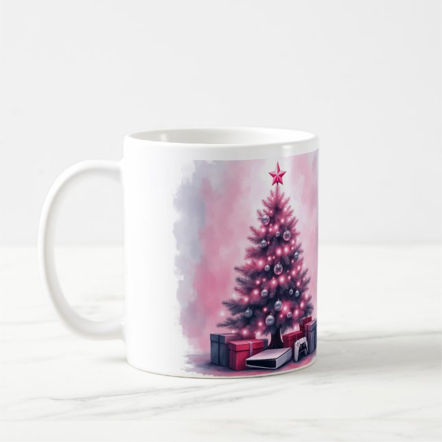 Taza De Café Gamer christmas Mug (Izquierda)