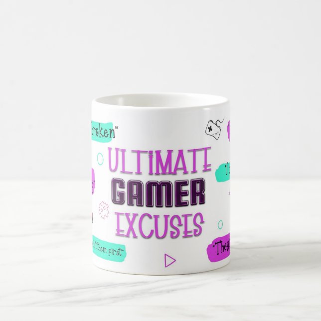 Taza De Café Gamer Excuses Mug – I’m Not Losing, I’m Lagging (Centro)