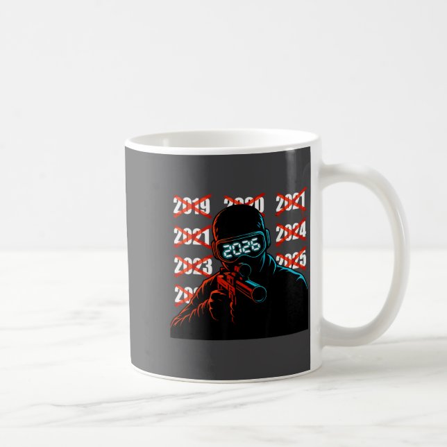 Taza De Café Gamer New Year's Eve 2026 Will Be My Year Gaming M (Derecha)