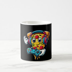 Taza De Café Gamer Pizza Video Jaming Food Coffee Mug