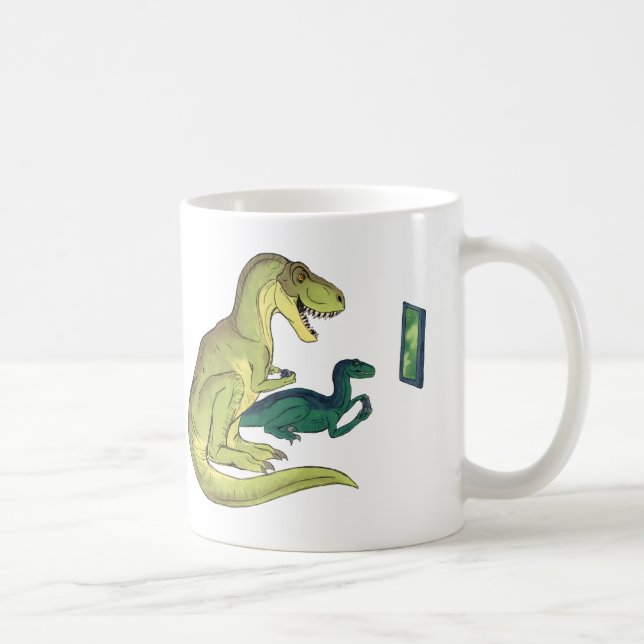 Taza De Café Gamer-Saurus (Derecha)