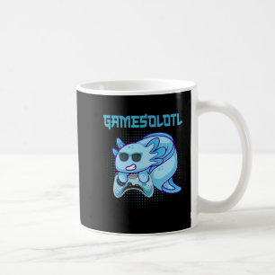 Taza De Café Gamesolotl Axolotl Video Gamer Kawaii Anime Kids B