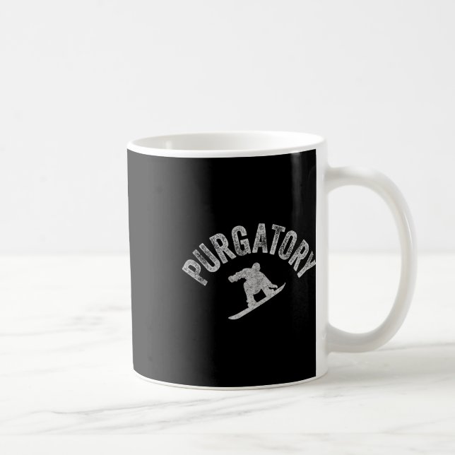 Taza De Café Gana de Snowboard de Purgatory Co (Derecha)