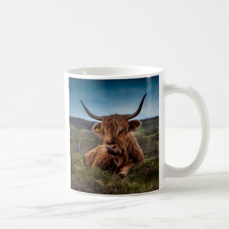 Taza De Café Ganadero de toros Longhorn para vaca de Escocia
