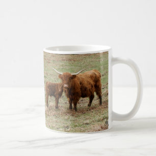 Taza De Café Ganado 9Y316D-043 de la montaña