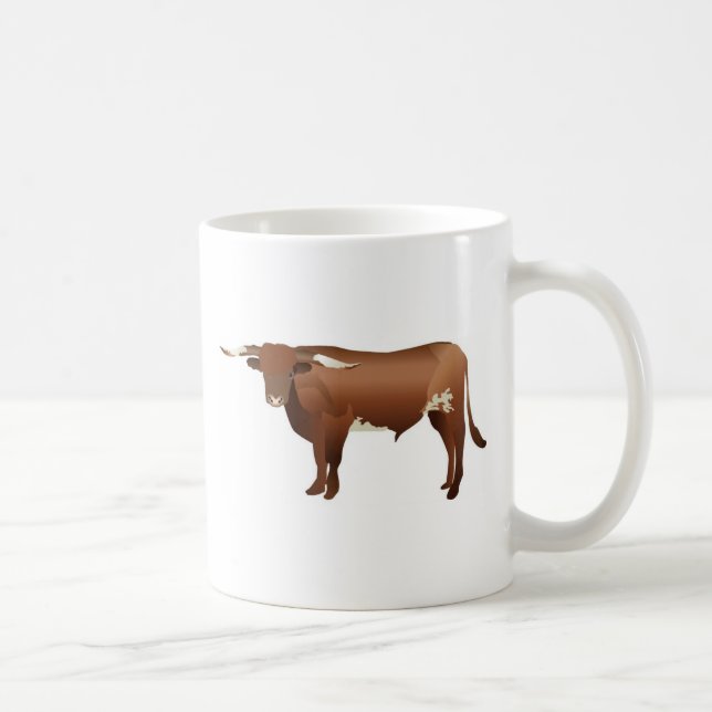 Taza De Café Ganado longhorn (Derecha)