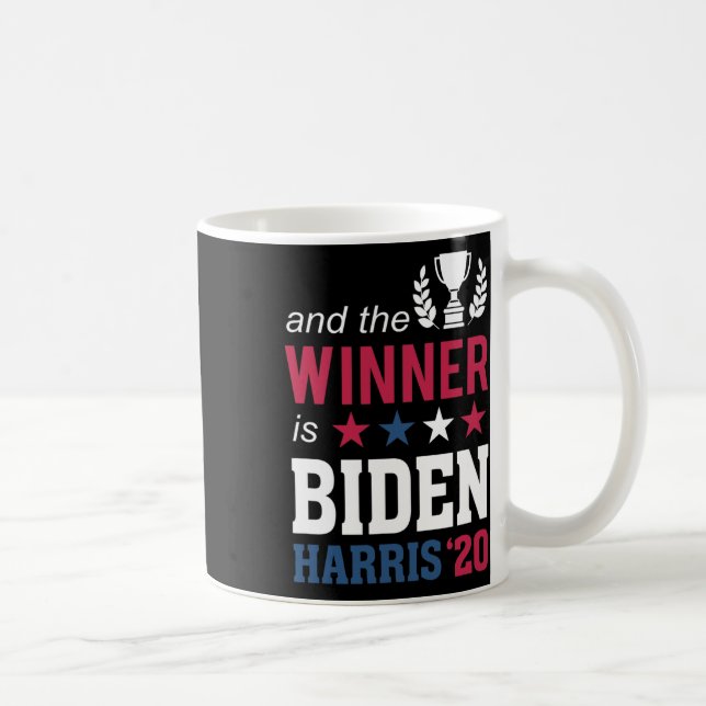 Taza De Café Ganador campeón presidente Joe Biden Kamala Harris (Derecha)