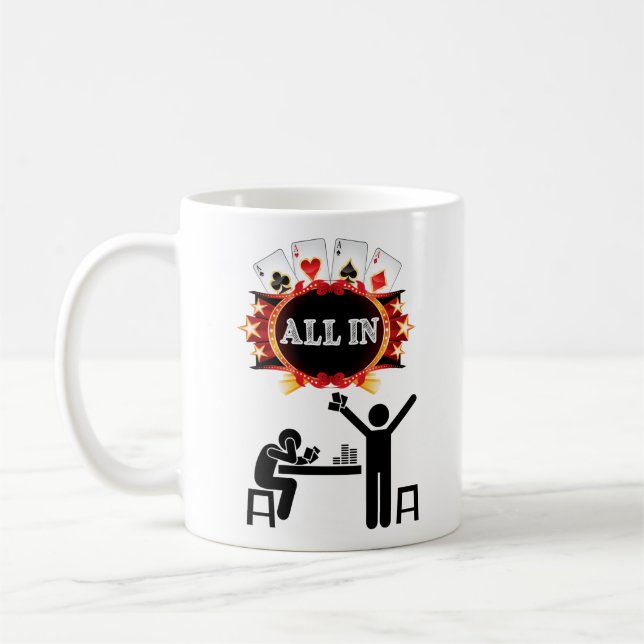 Taza De Café Ganador de All In Poker