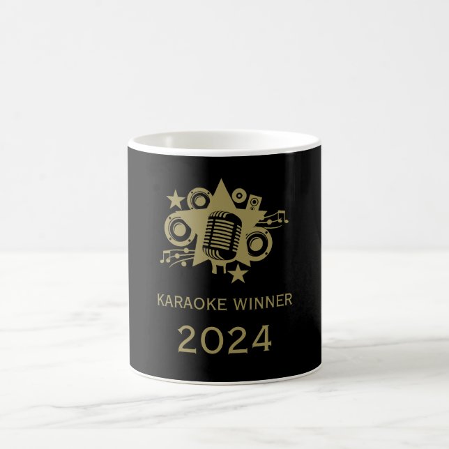 Taza De Café Ganador de Karaoke (Centro)