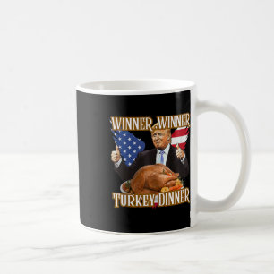 Taza De Café Ganador de la cena en Turquía Divertido Trump Than