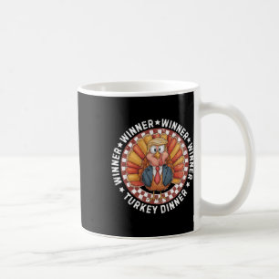 Taza De Café Ganador de la cena en Turquía Divertido Trump Than