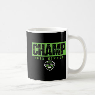 Taza De Café Ganador del campeón de fútbol Veintidós