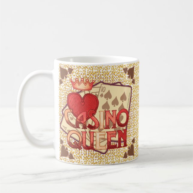 Taza De Café Ganador del Casino Queen Mug (Izquierda)