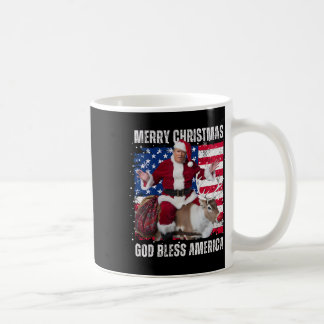 Taza De Café Ganador Ganador Cena de Navidad Santa Trump Feo Su