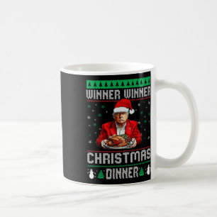 Taza De Café Ganador Navidad cena Santa Trump fea sw