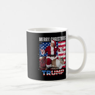 Taza De Café Ganador Navidad cena Santa Trump fea sw