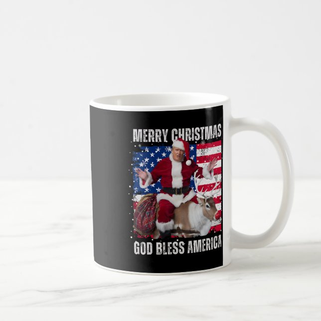 Taza De Café Ganador Navidad cena Santa Trump fea sw (Derecha)