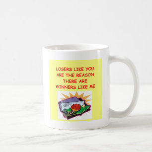 Taza De Café ganadores divertidos y chiste de los perdedores