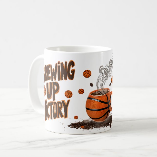 Taza De Café Ganadores entusiastas del baloncesto (Anverso izquierdo)