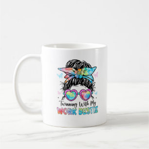 Taza De Café Ganar con mi trabajo Bestial Mejor Espíritu Amigo