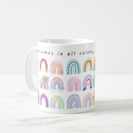 Taza De Café Ganas de amor - Arcoiris