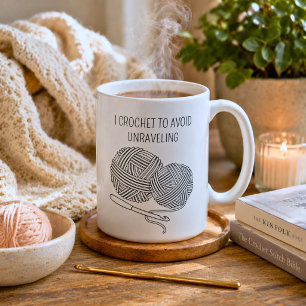Taza De Café Ganchillo Divertido