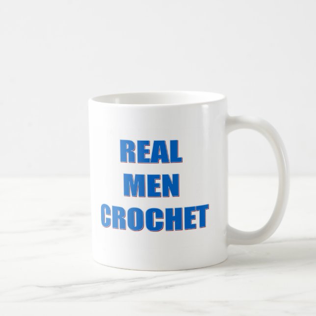 Taza De Café Ganchillo real de los hombres (Derecha)