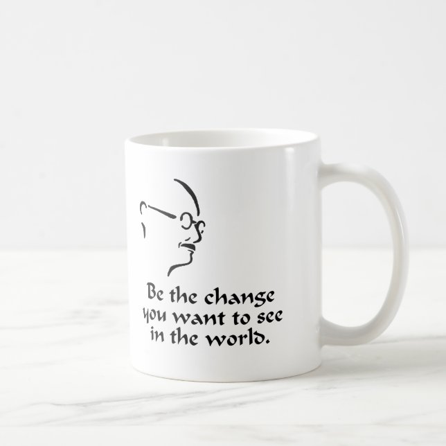 Taza De Café Gandhi - cambio (Derecha)