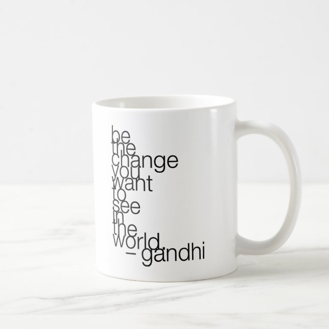 Taza De Café gandhi-quote-stiles* (Derecha)